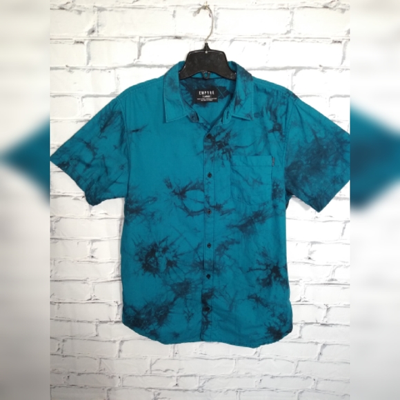 Empyre Other - Empyre Marble print blue men shirt size L